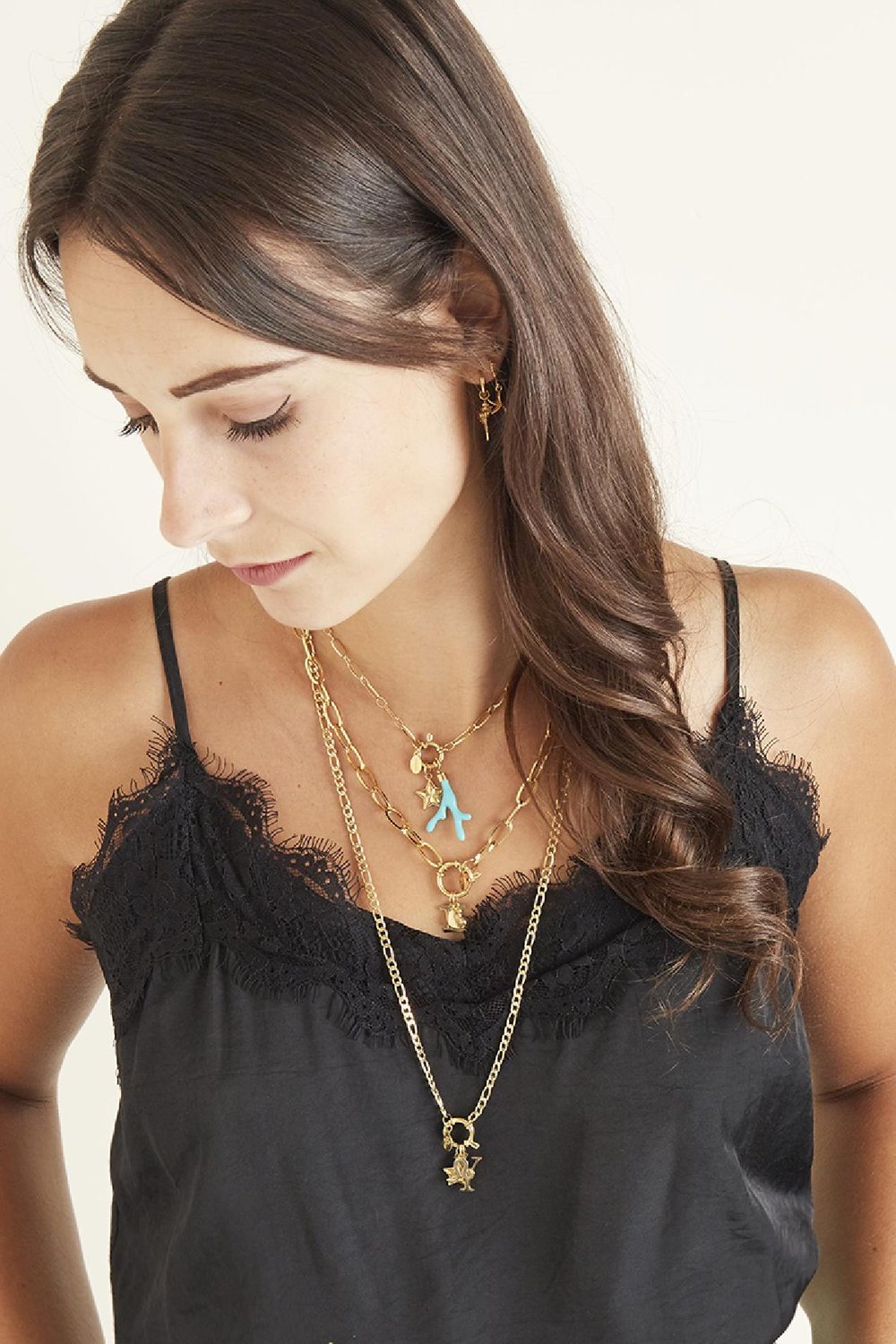 Charm Coral Rouge Acier inoxydable h5Image3