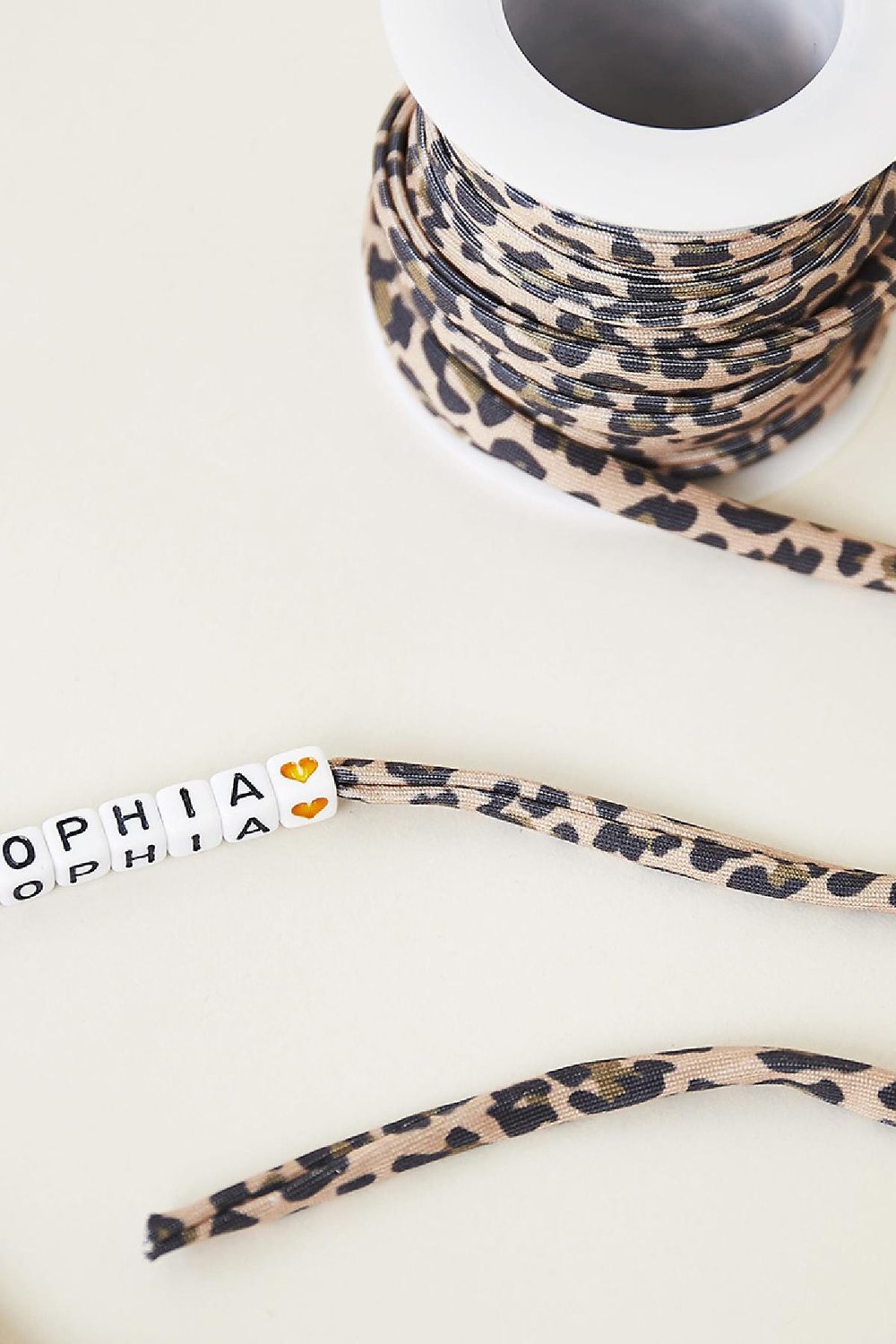 Elastieke band DIY Panther - 6MM Bruin Polyester h5Afbeelding2