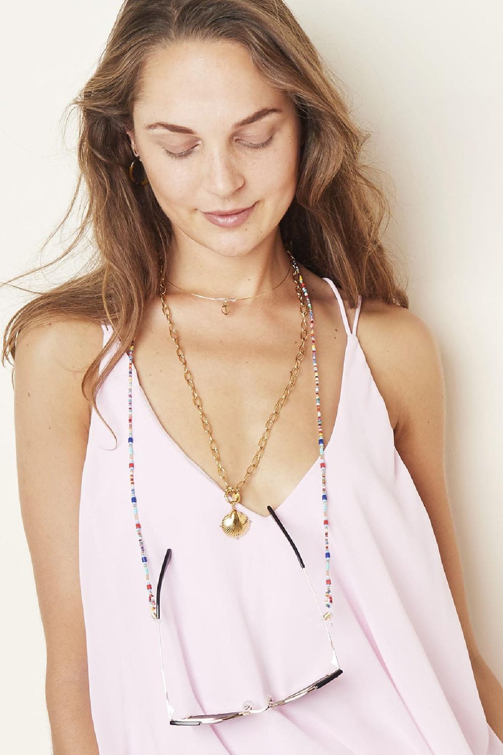 Zonnebril Cord At The Beach Multi Parels Afbeelding2