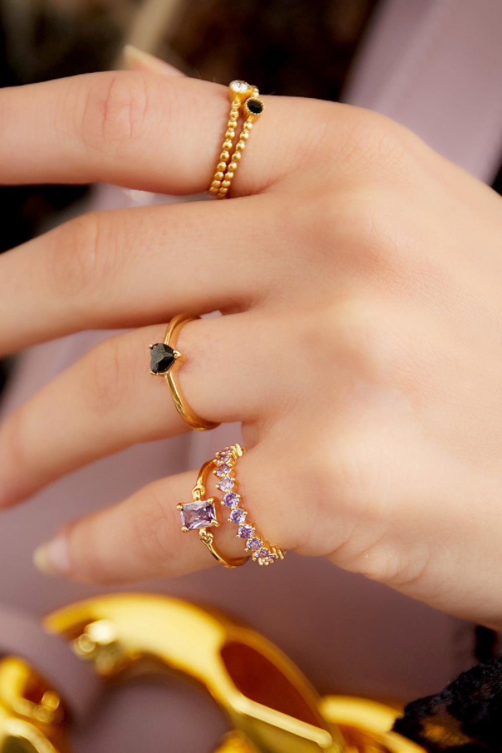 Anillo Jewel Verde Cobre 16 h5Imagen2