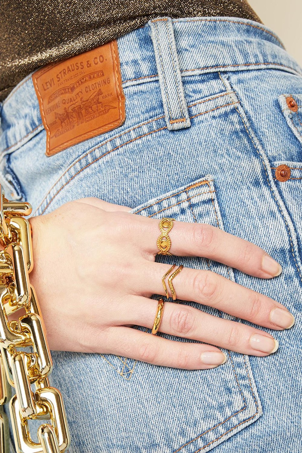 Bague Starry Sky Argenté Acier inoxydable 16 Image2