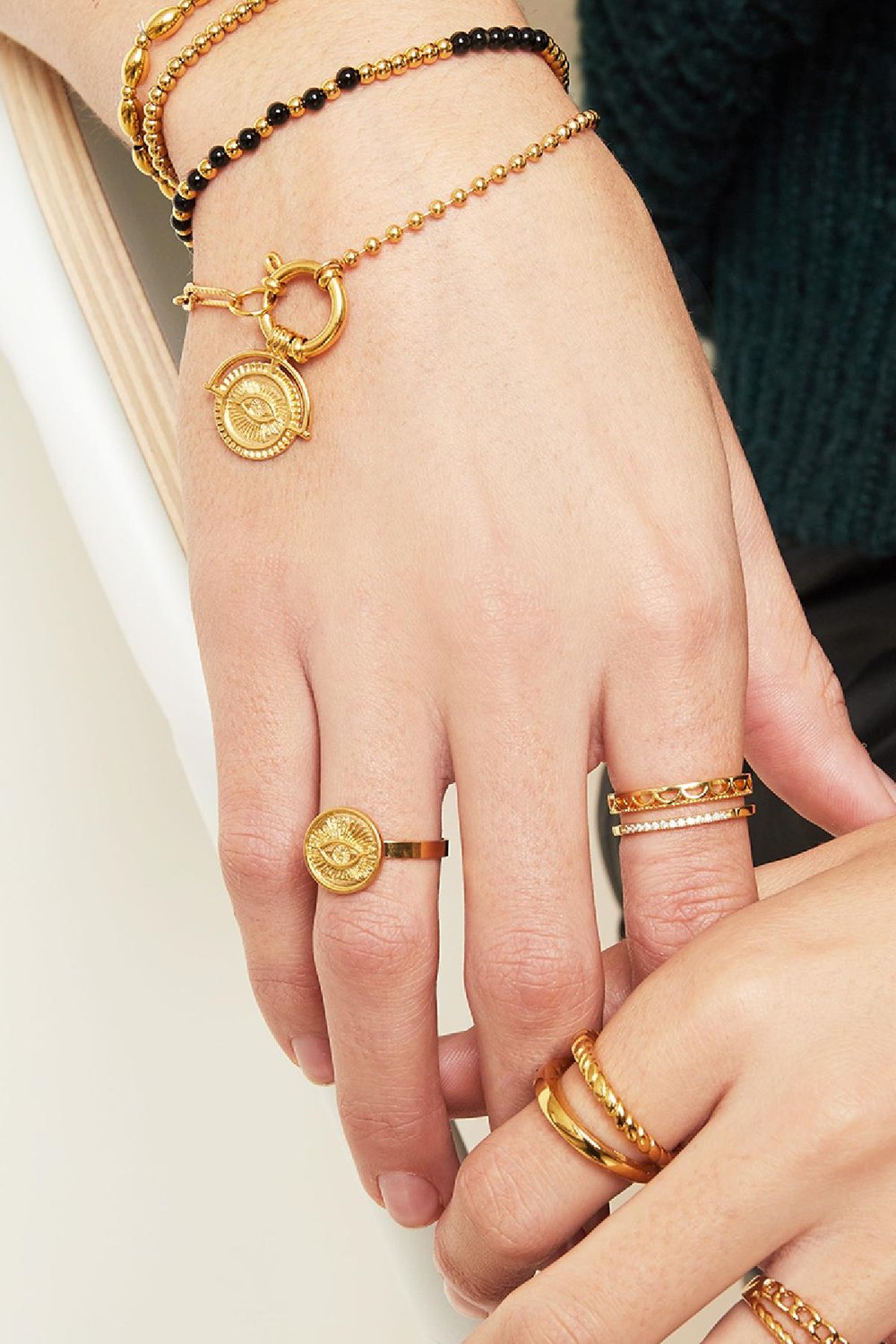 Bague Magic Eye Argenté Acier inoxydable h5Image3