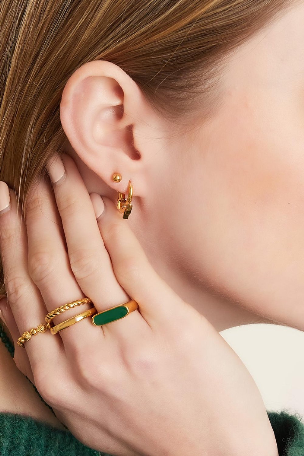 Ring stabform Silber Edelstahl 16 h5Bild3