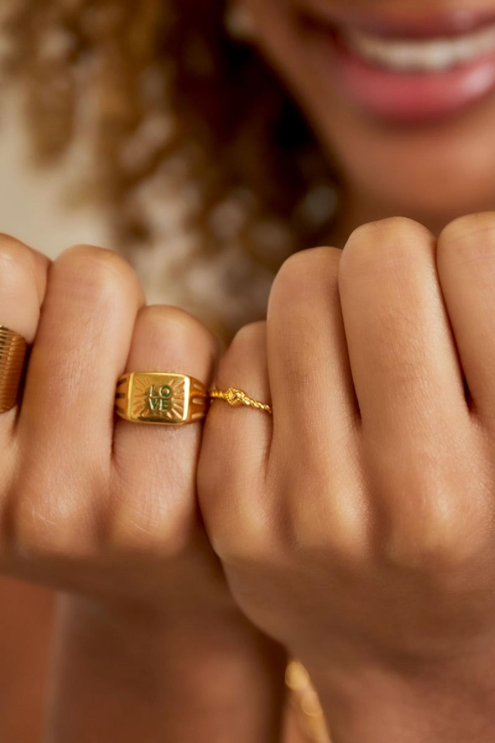 Stainless steel ring twisted love  Silver Color 16 Picture3