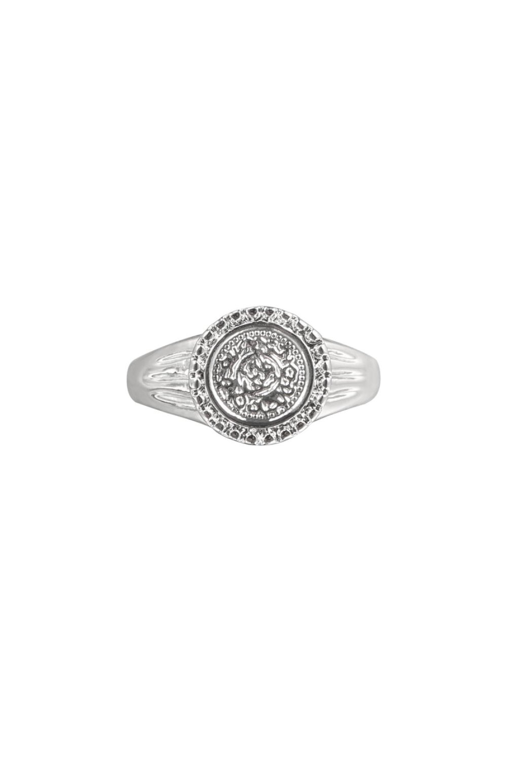 ring roman coin #16 silver