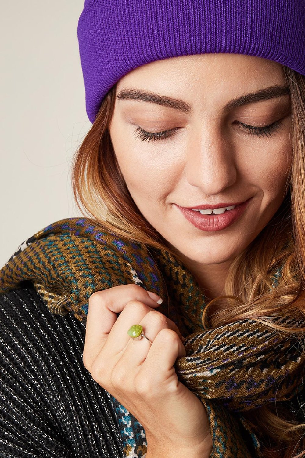 Ring Call it Magic Bright Orange Stainless Steel One size h5Picture3