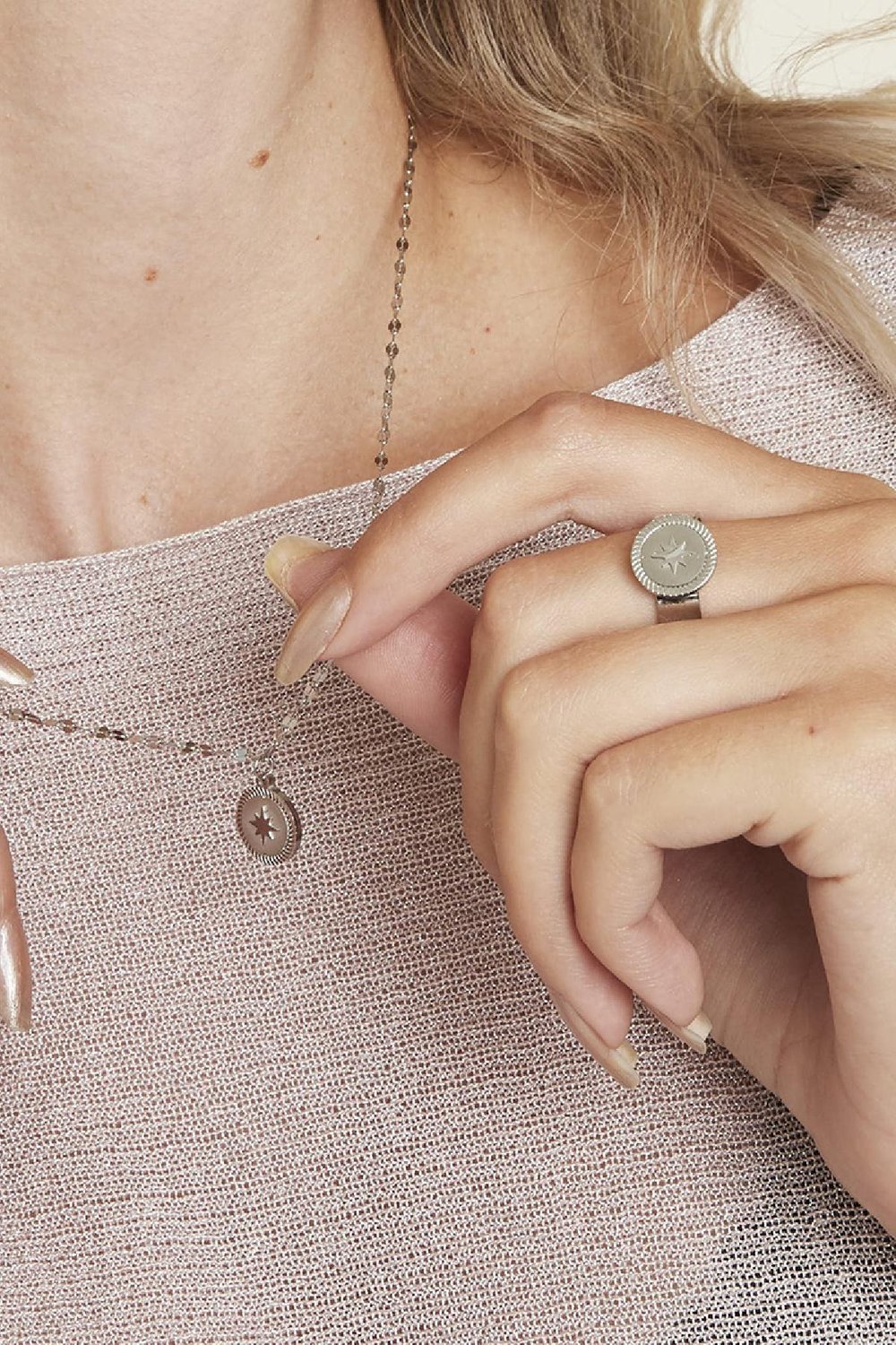 Bague Rising Star Argenté Acier inoxydable One size Image3