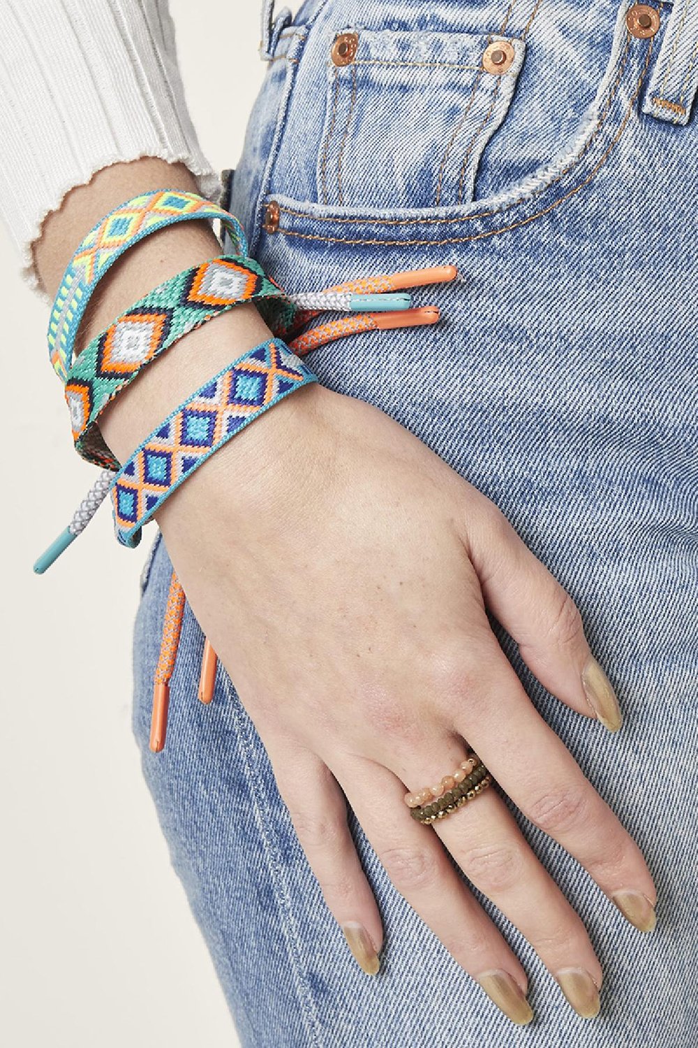 Bracelet Havana Vert Polyester One size Image2