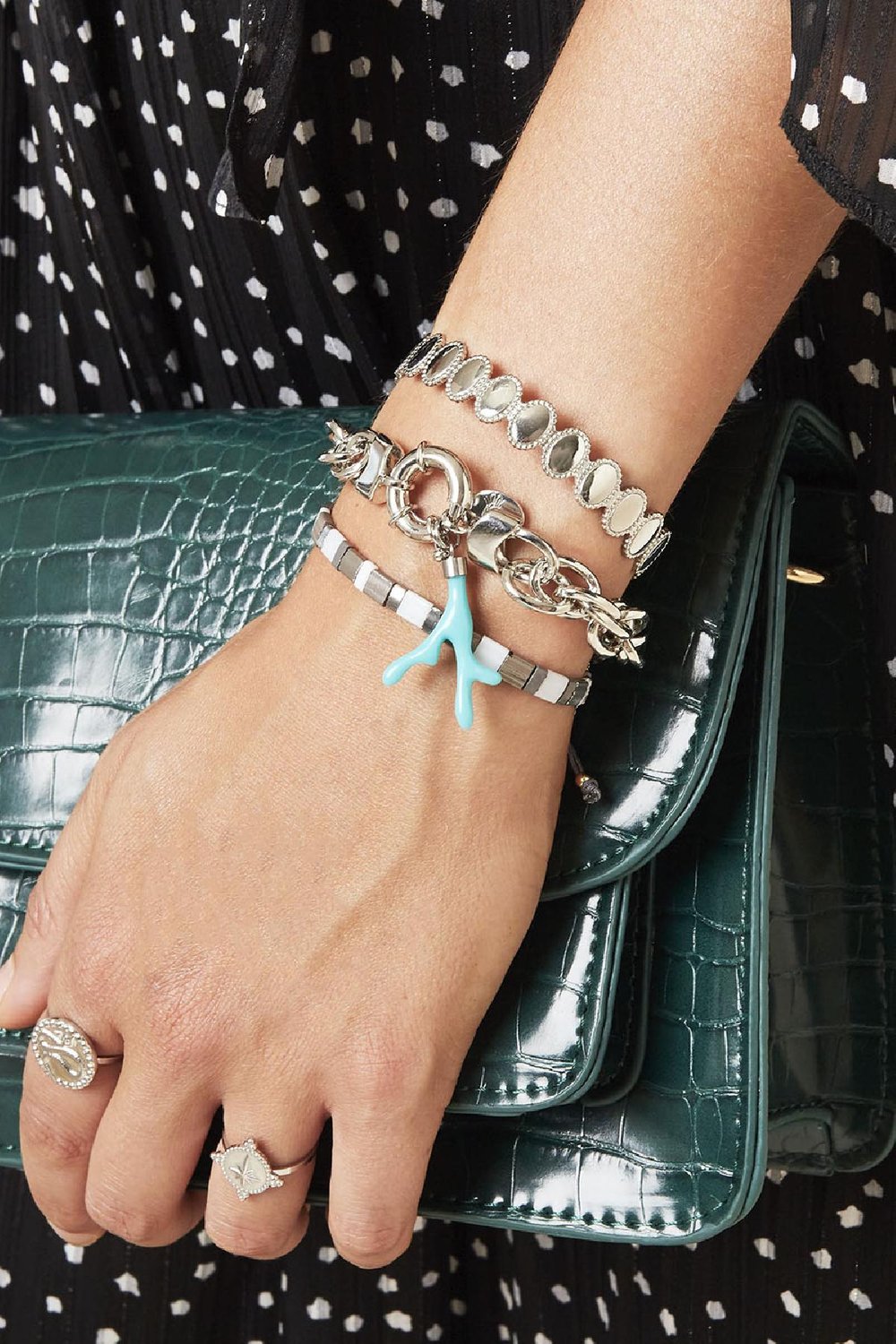 Armband Chain Jo Zilver Koper Afbeelding2