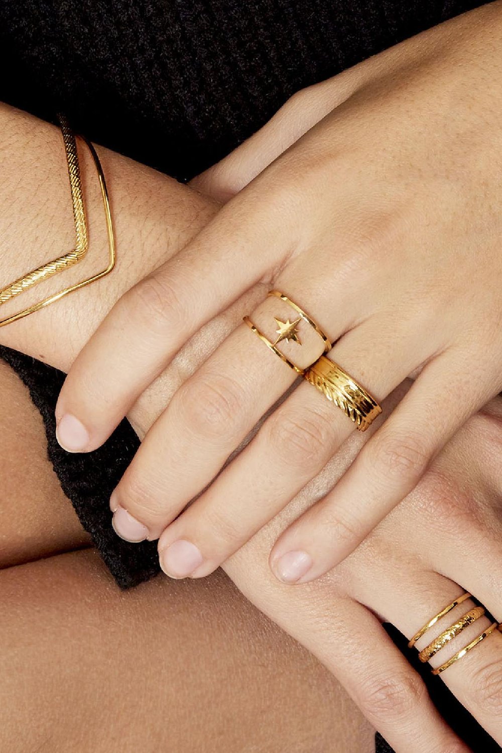 Pulsera Goddess Color dorado Acero inoxidable One size Imagen2