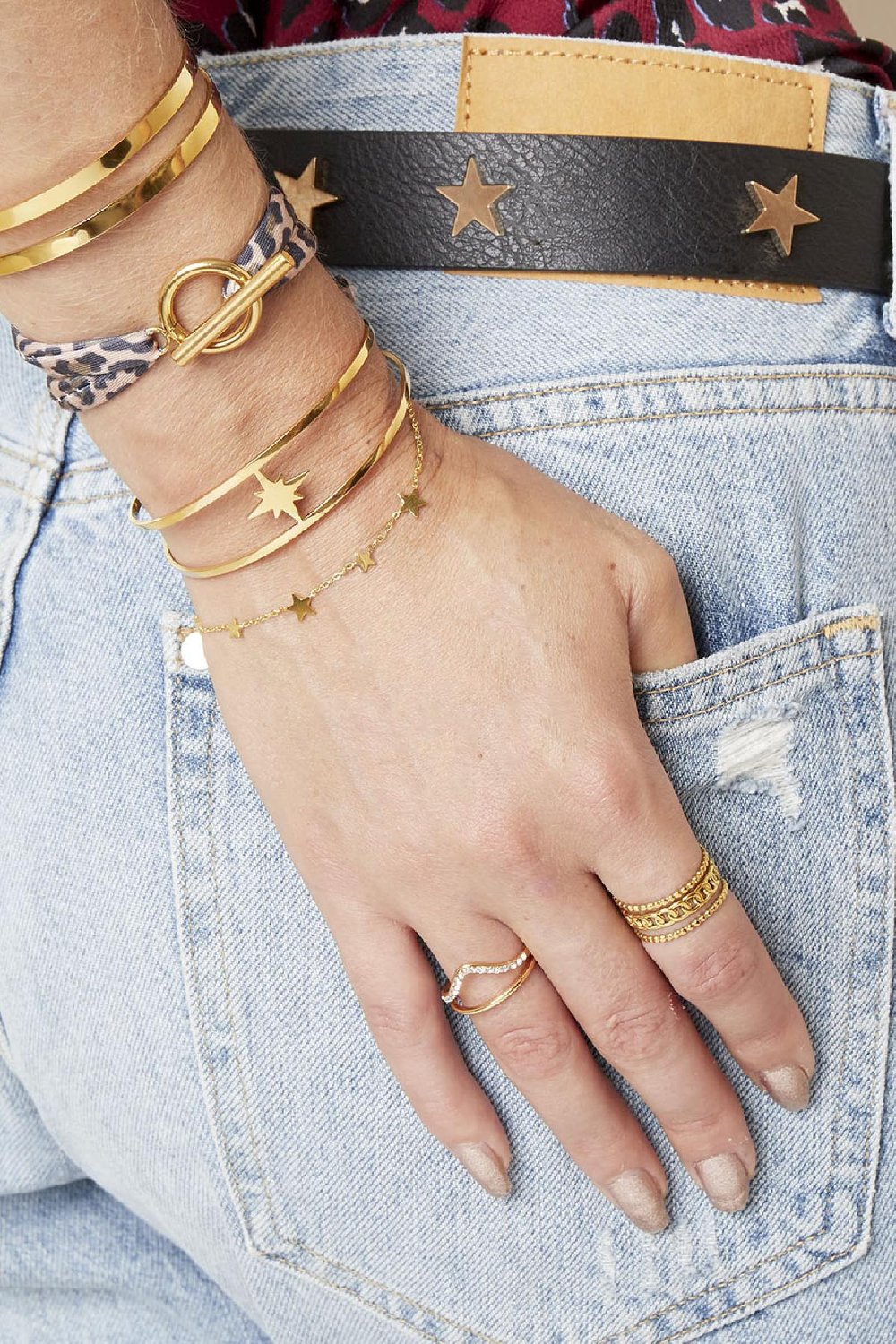 Armband Star Struck Zilver Stainless Steel One size Afbeelding2