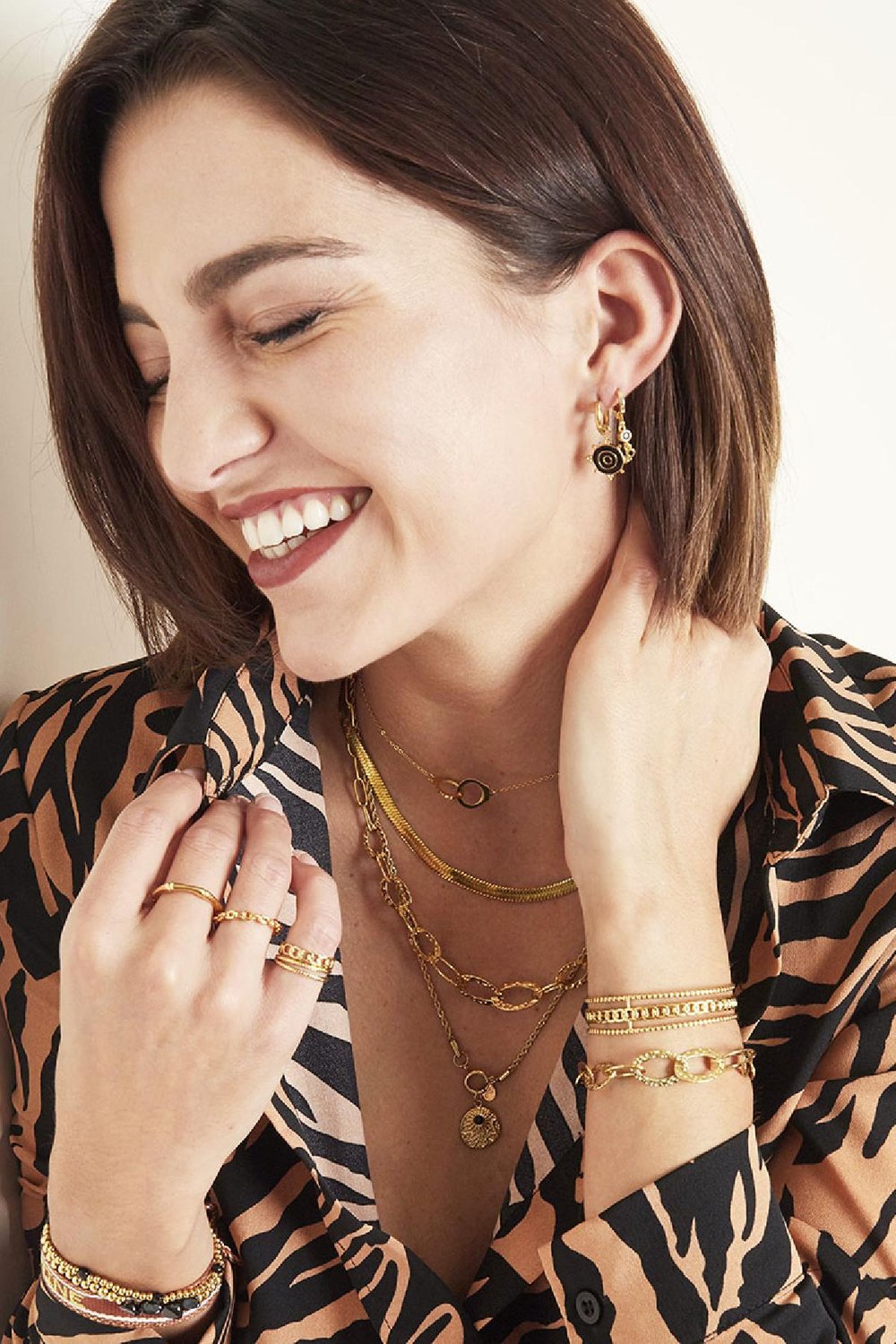 Armband Lauren Goldfarbe Edelstahl Bild3