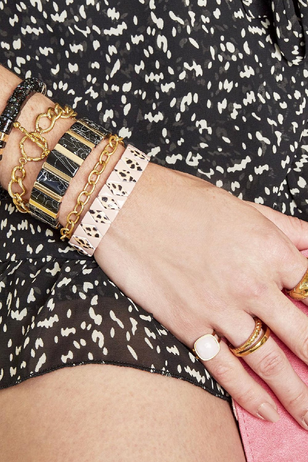 Armband Chiseled Chain Silber Edelstahl Bild2