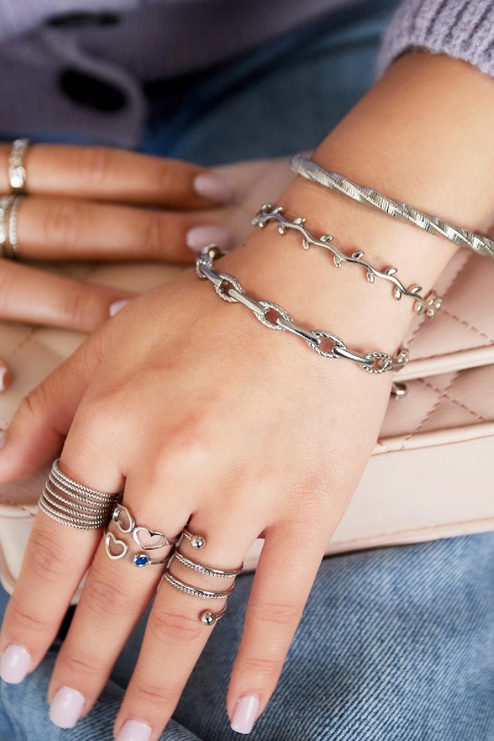 Armband Chain Link Zilver Stainless Steel One size Afbeelding2