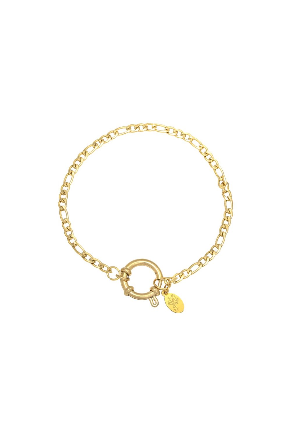 Bracelet Chain Faye Silver Color Stainless Steel