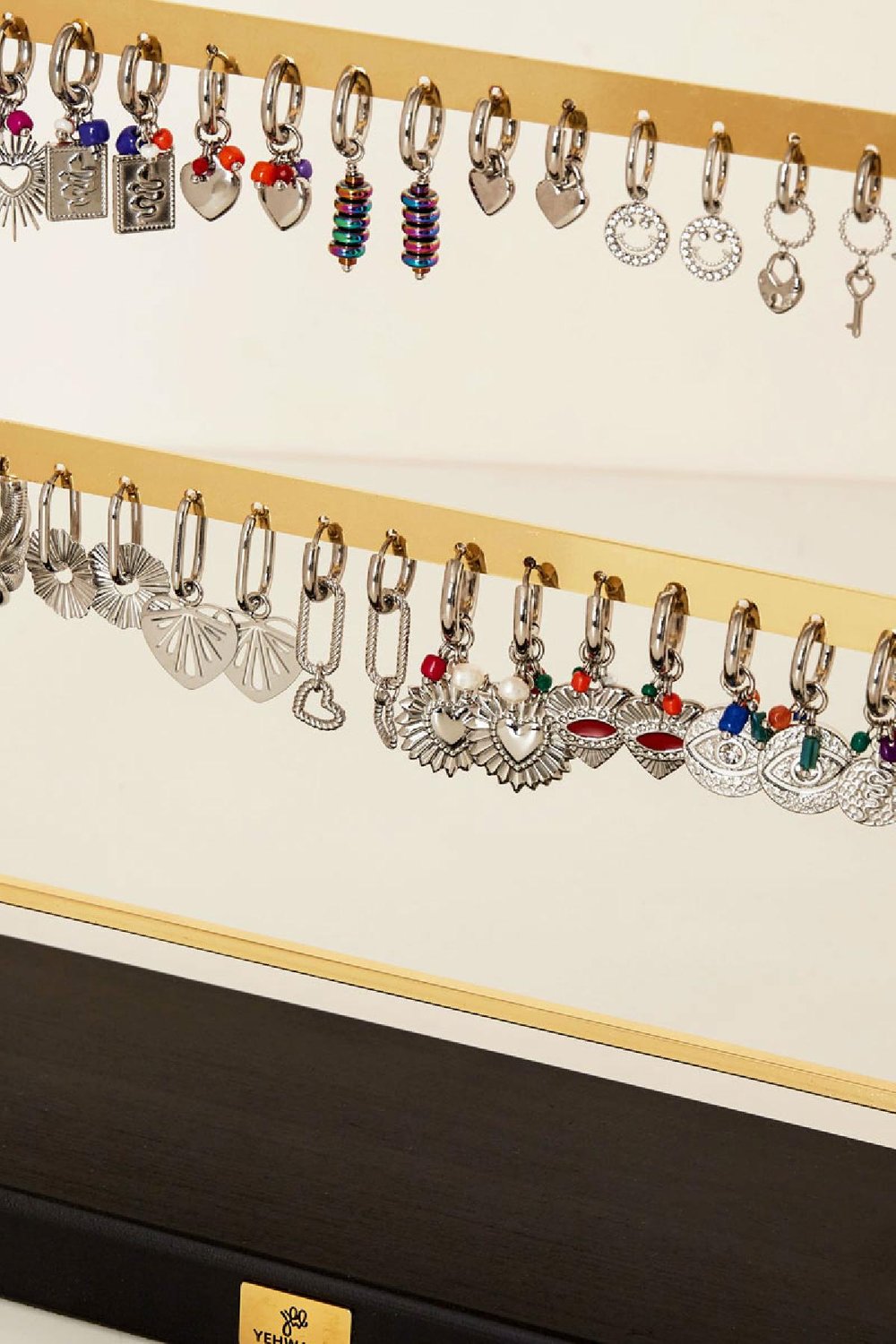 Earrings display silver color Multi Stainless Steel Picture2