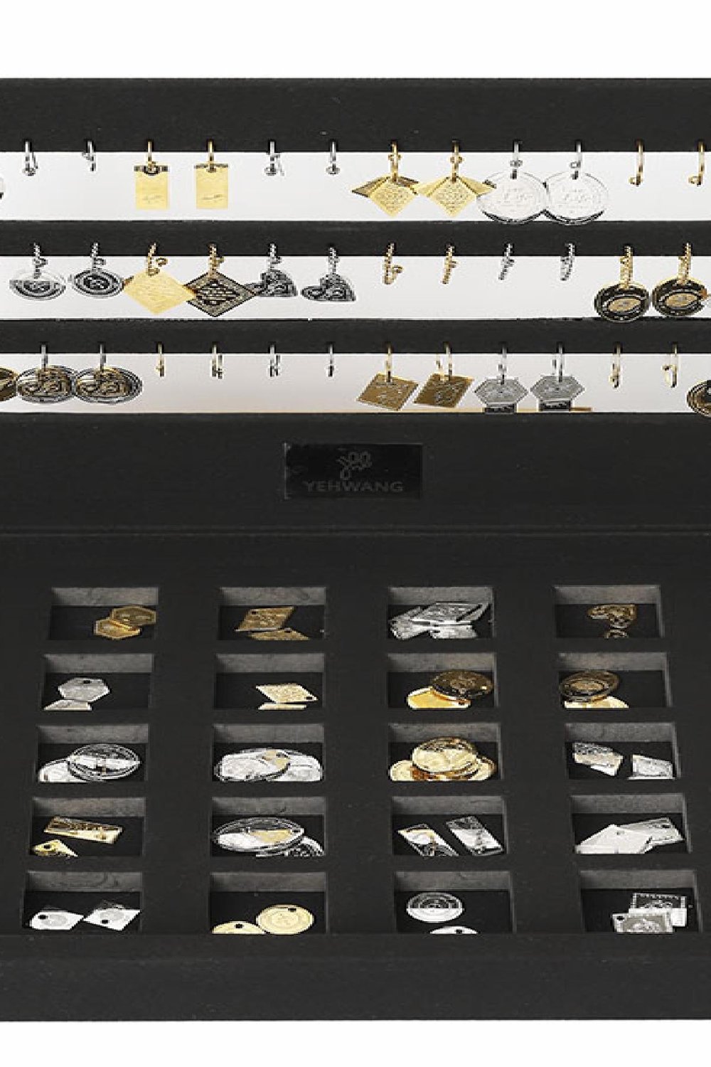 Creoles set Smooth 2 Gold Color Stainless Steel Picture2