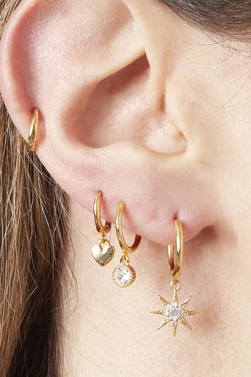 Earrings Set Sparkle Away Silver Color Copper Picture2
