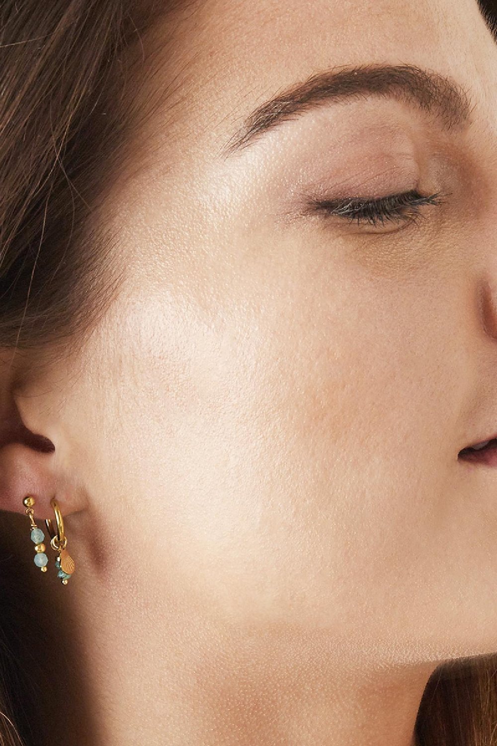 Oorbellen Little Shell Roze Stainless Steel Afbeelding2