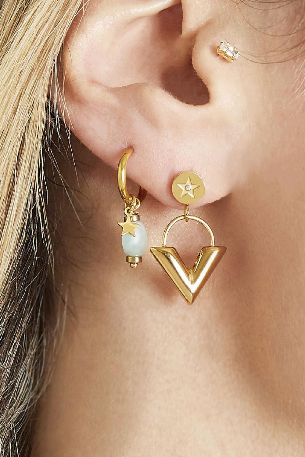 Boucles d'oreilles So Charming Argenté Acier inoxydable Image2