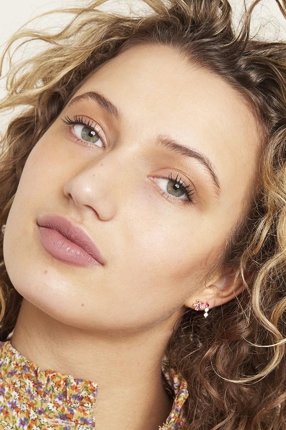 Boucles d'oreilles Ruby Rose Cuivré Image3