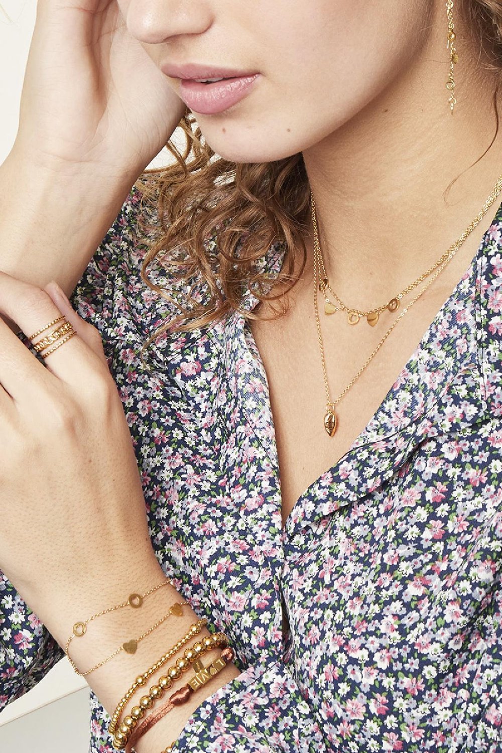 Armband Romance Goldfarbe Edelstahl Bild3