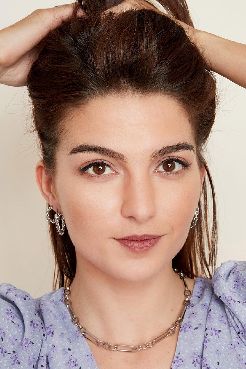 Oorbellen Meerdere Twisted Pearls Klein Zilver Stainless Steel Afbeelding2