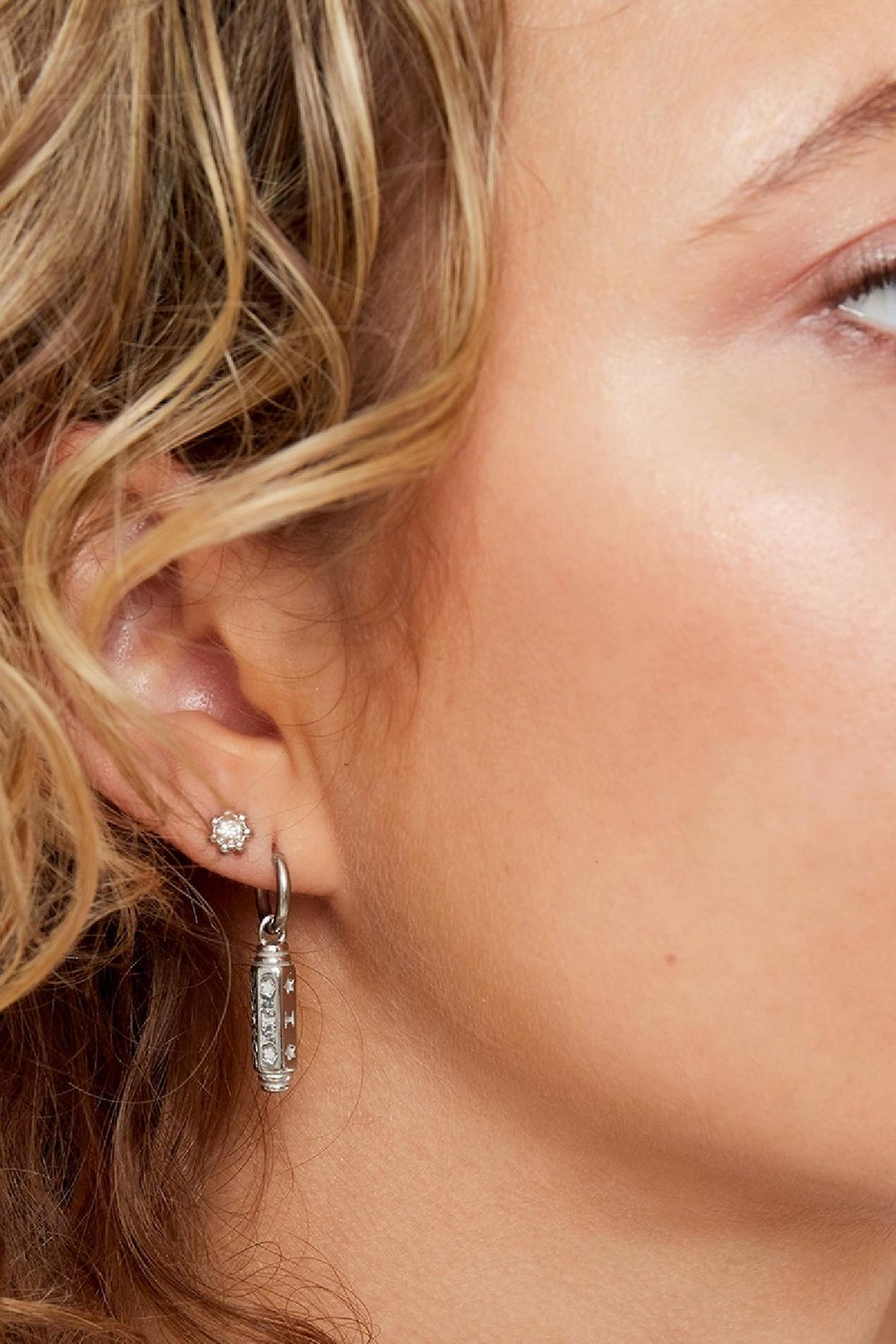 Oorbellen I Heart You Hanger Gold Goud kleur Stainless Steel Afbeelding2