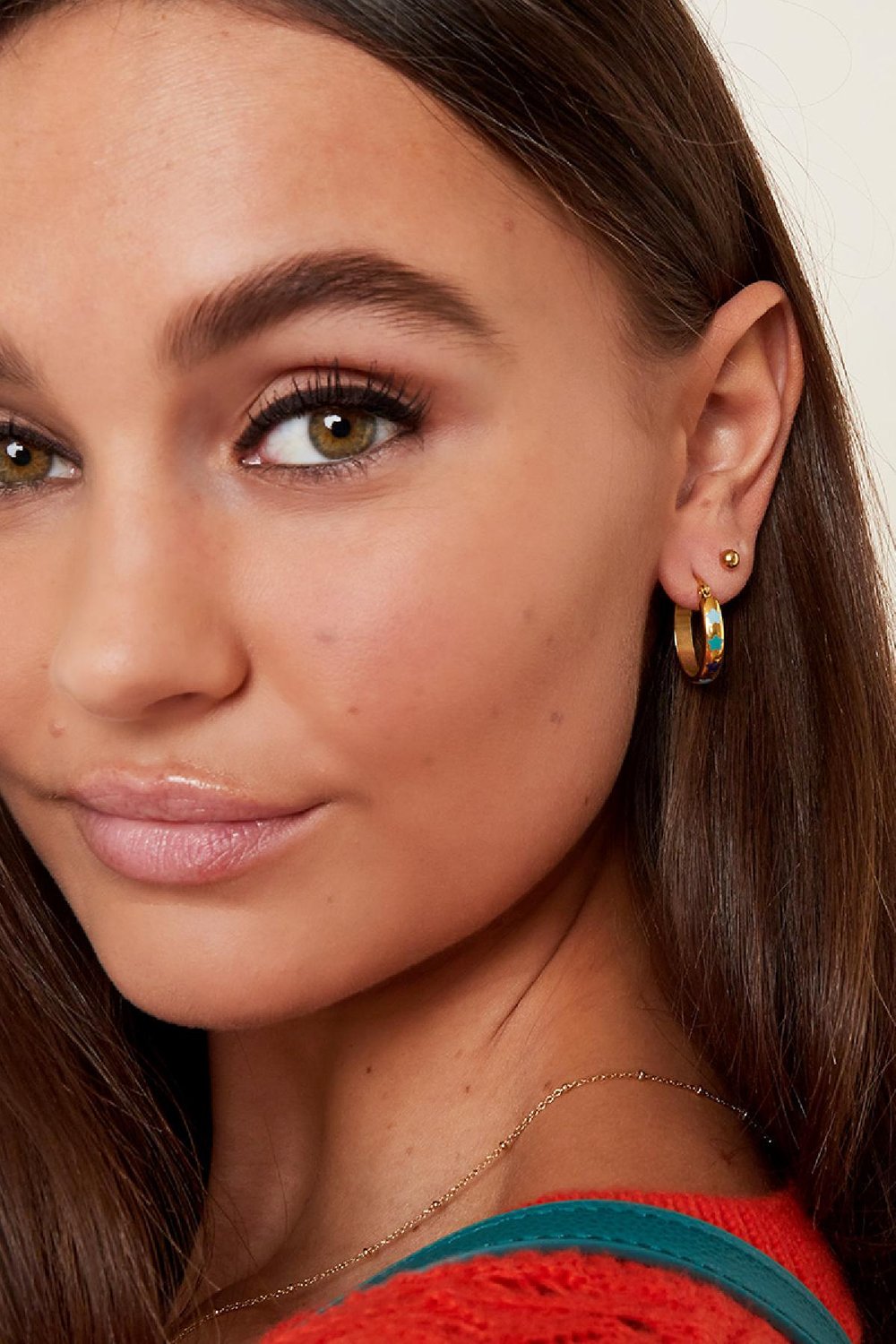 Earcuff Diamond Butterfly Silber Kupfer Bild2