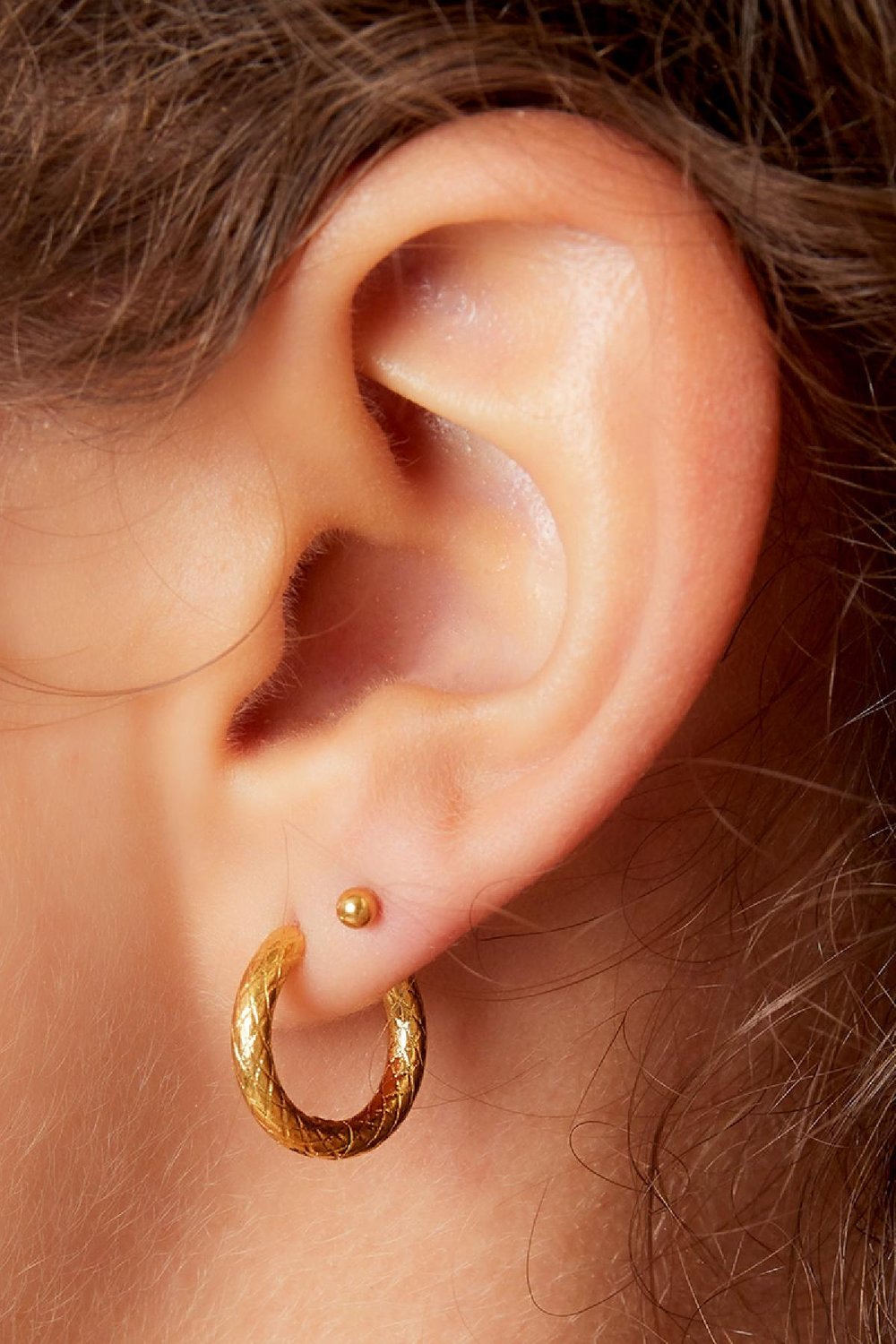 stainless steel hoop earrings  (Pack with plastic bag) Picture2