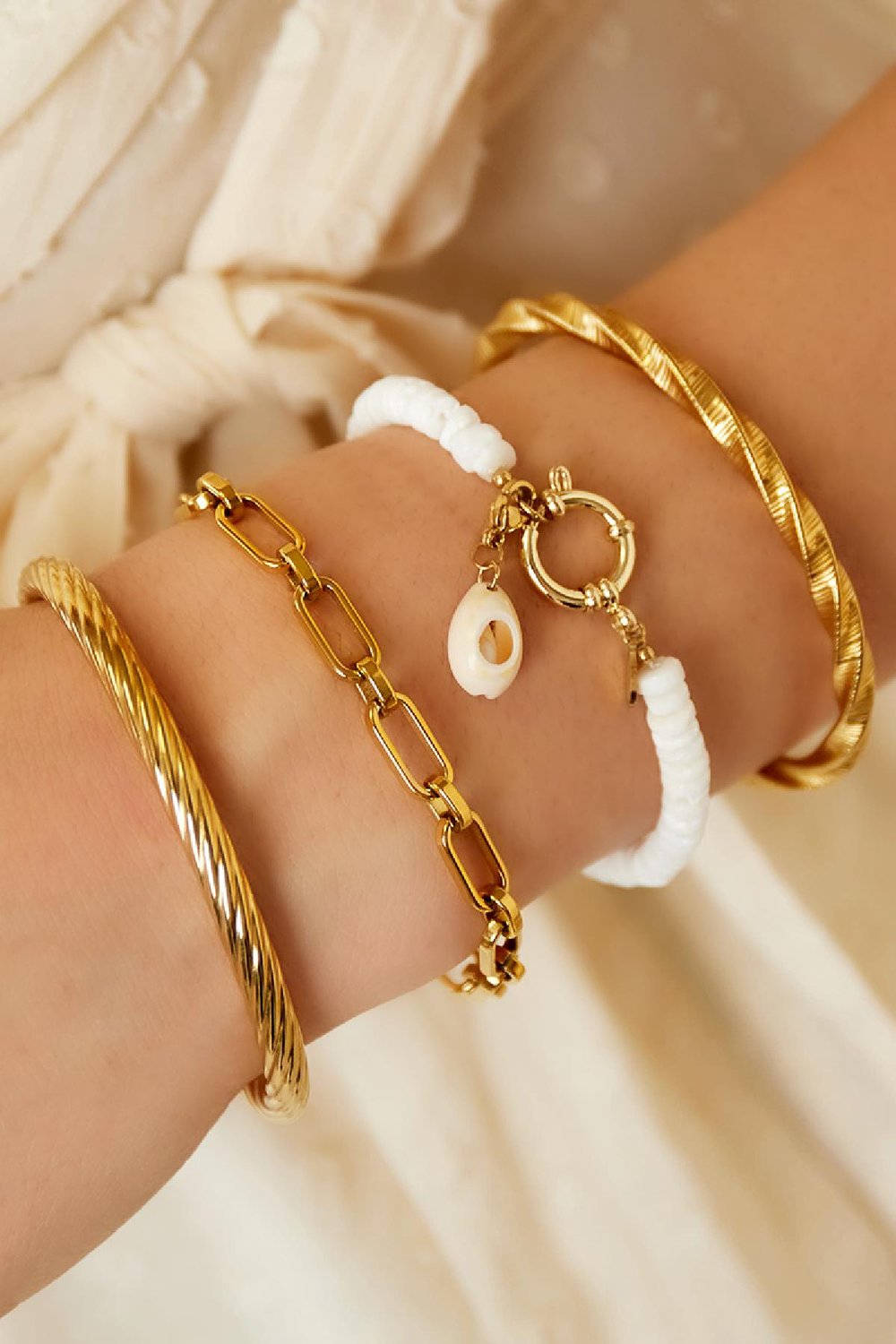 Chain bracelet Gold Color Stainless Steel Picture2