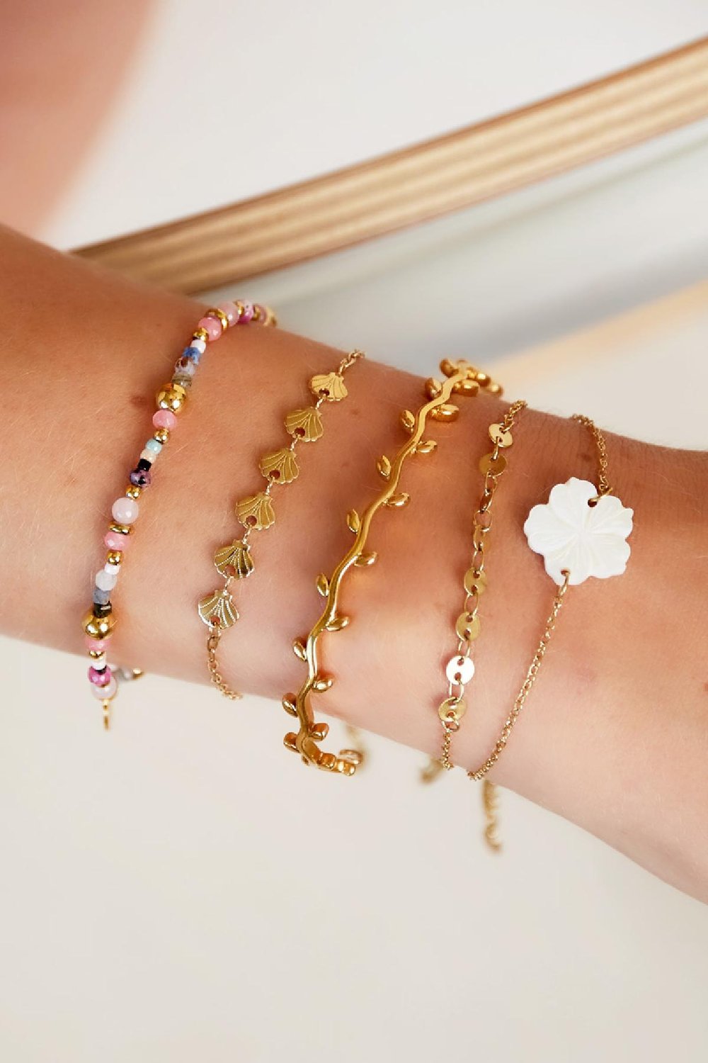 Bracciale Conchiglia - Collezione Beach Gold Stainless Steel Immagine2