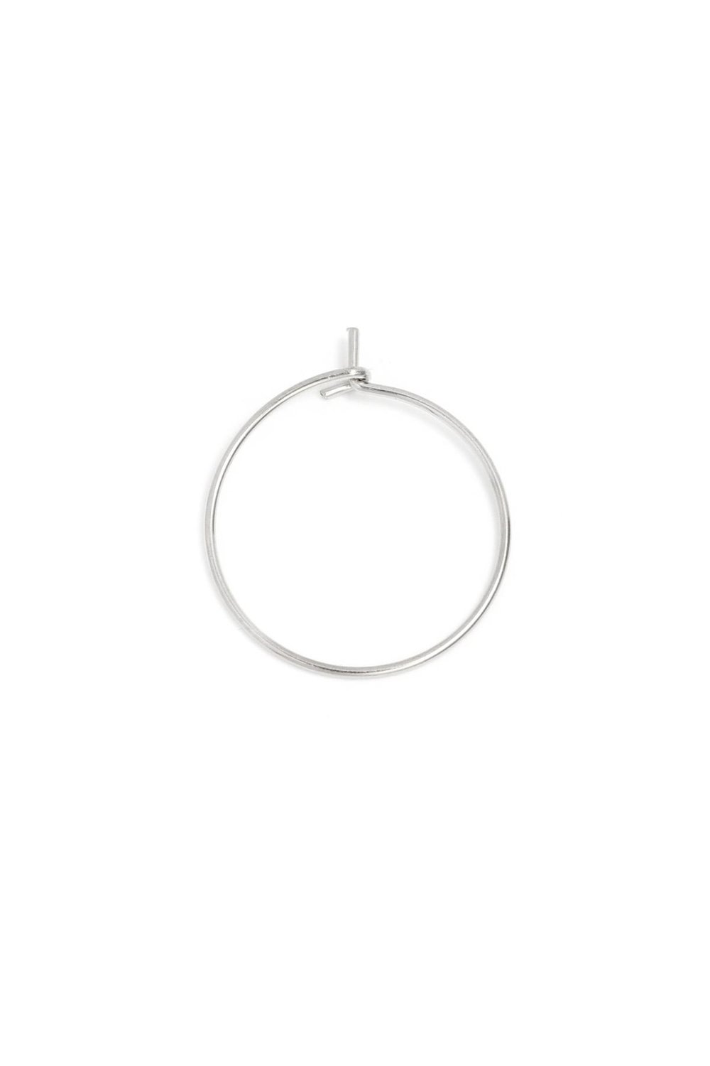 Conjunto criollos Hoop modelo 3 Plata Acero inoxidable