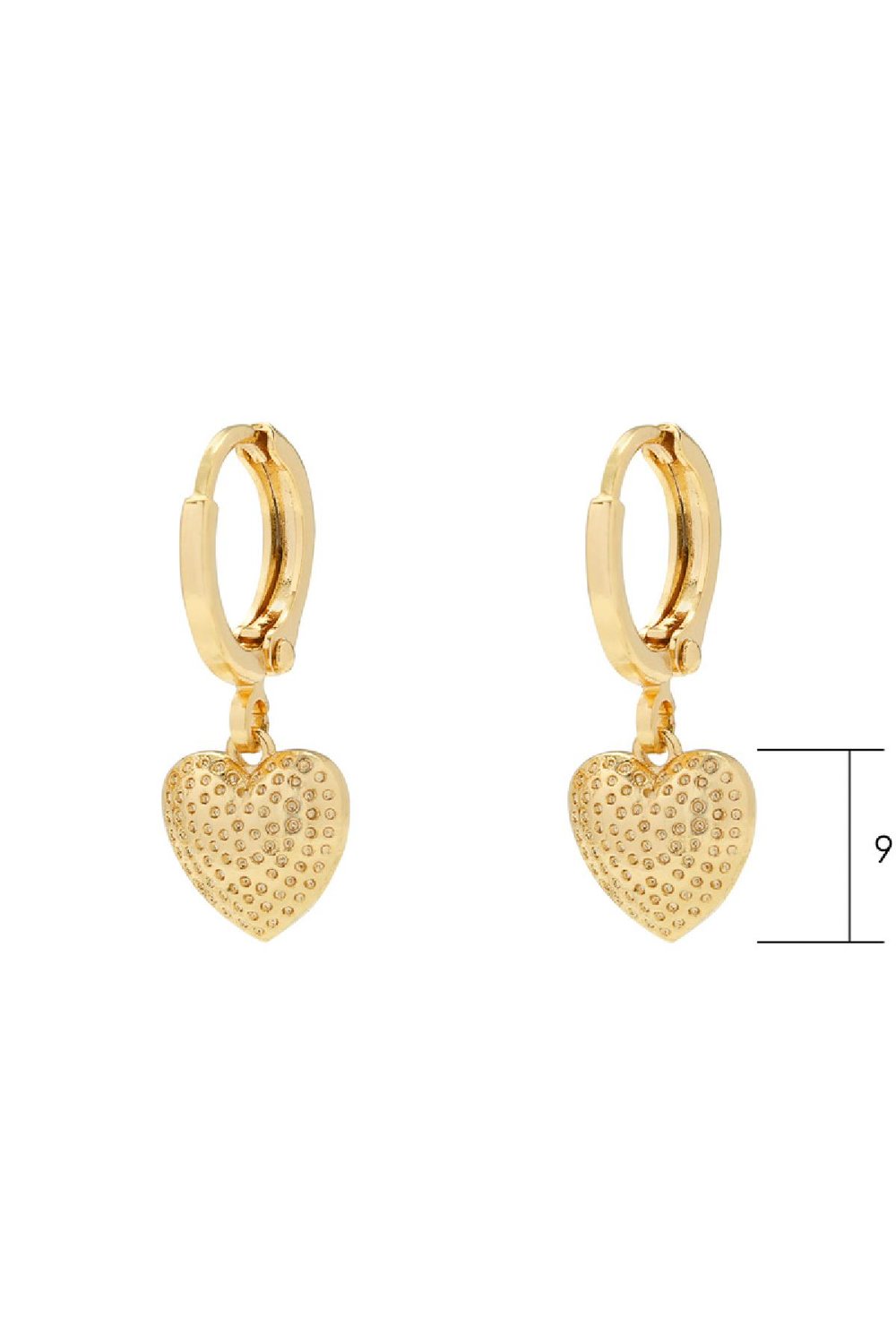 Ohrringe Endless Love Goldfarbe Kupfer Bild2