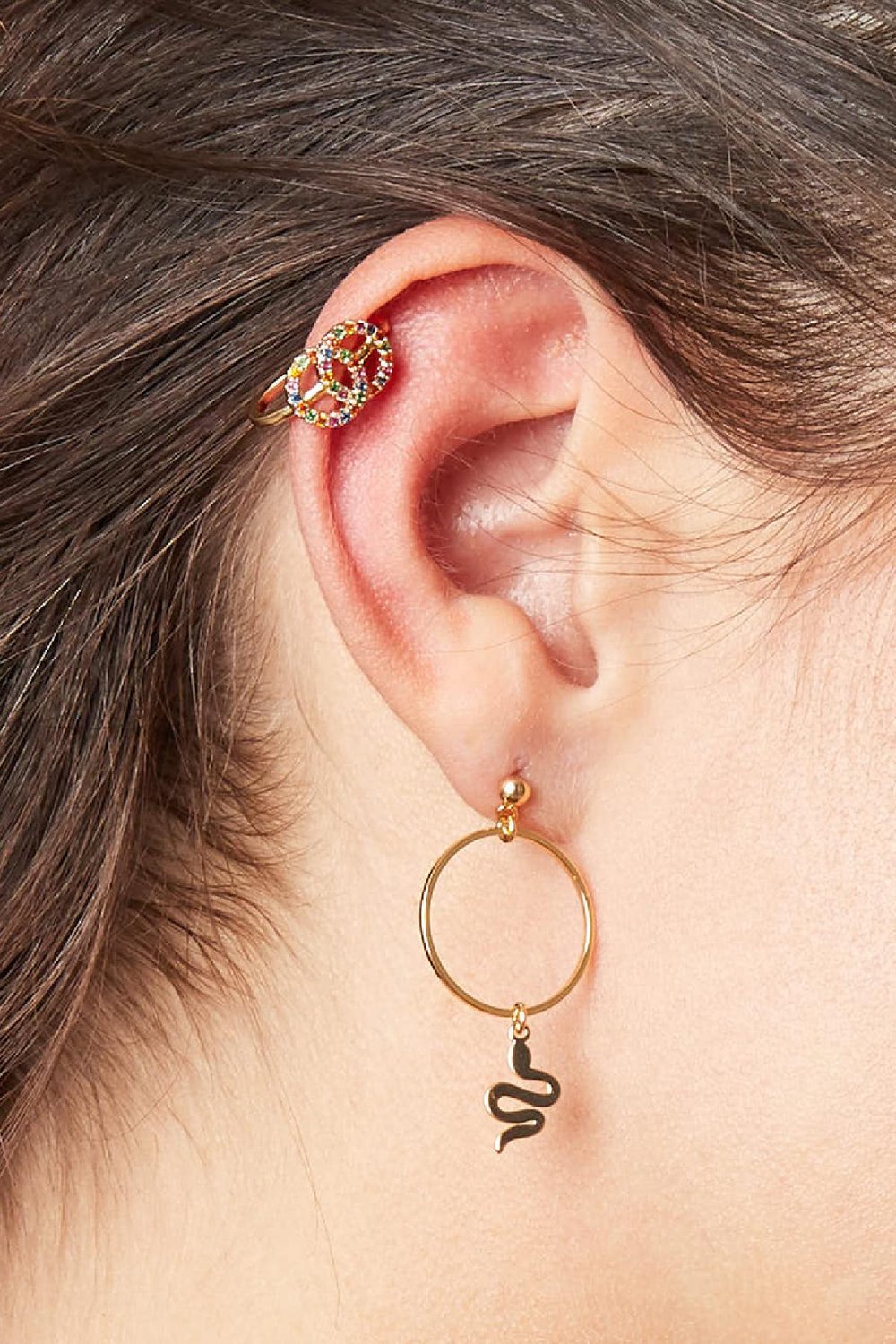 Earcuff Chloe Multicolor Cobre Imagen2