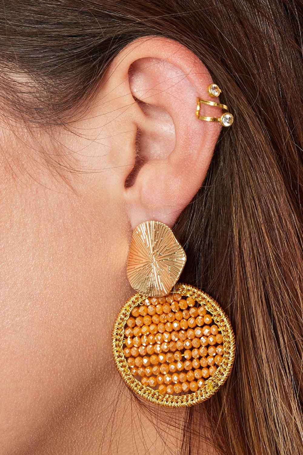 Earcuff River Couleur or Acier inoxydable h5Image2