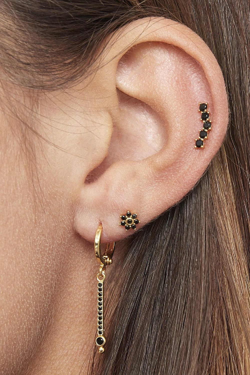 Piercing Line Gold Color Copper,Stainless Steel Picture2