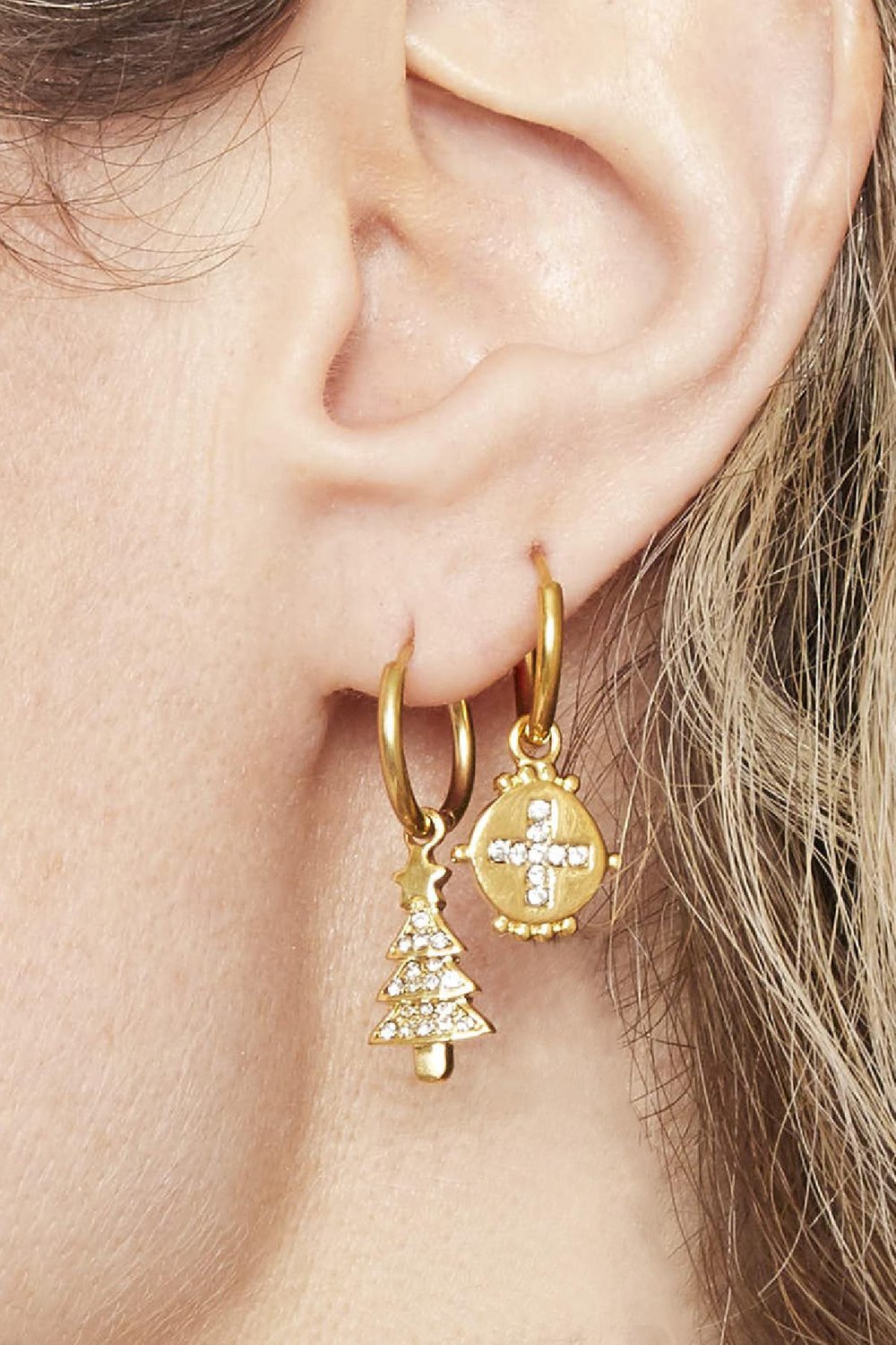 Boucles d'oreilles Happy Tree Acier inoxydable Image2