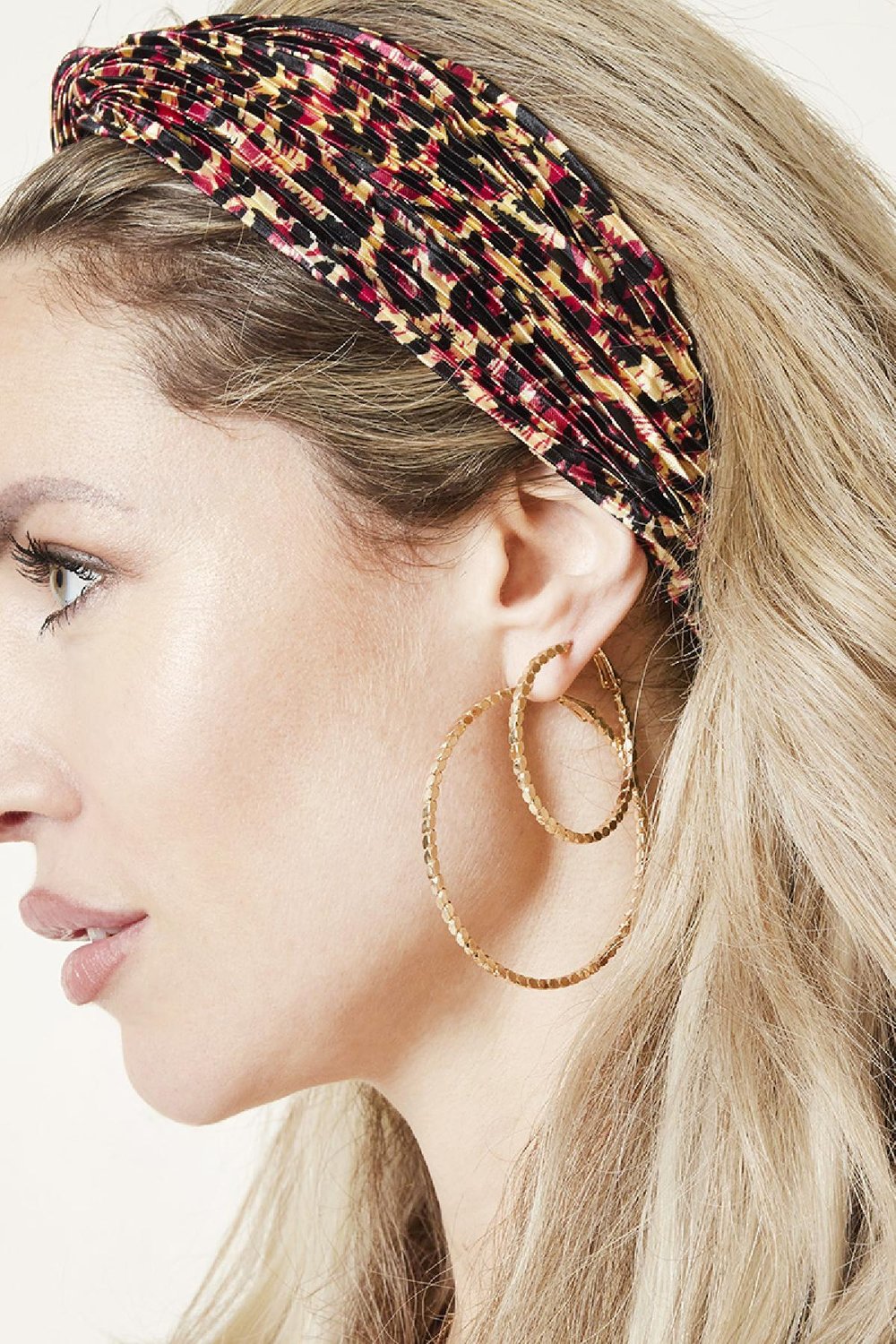 Creole Hoops Cece Zilver Copper h5Afbeelding3