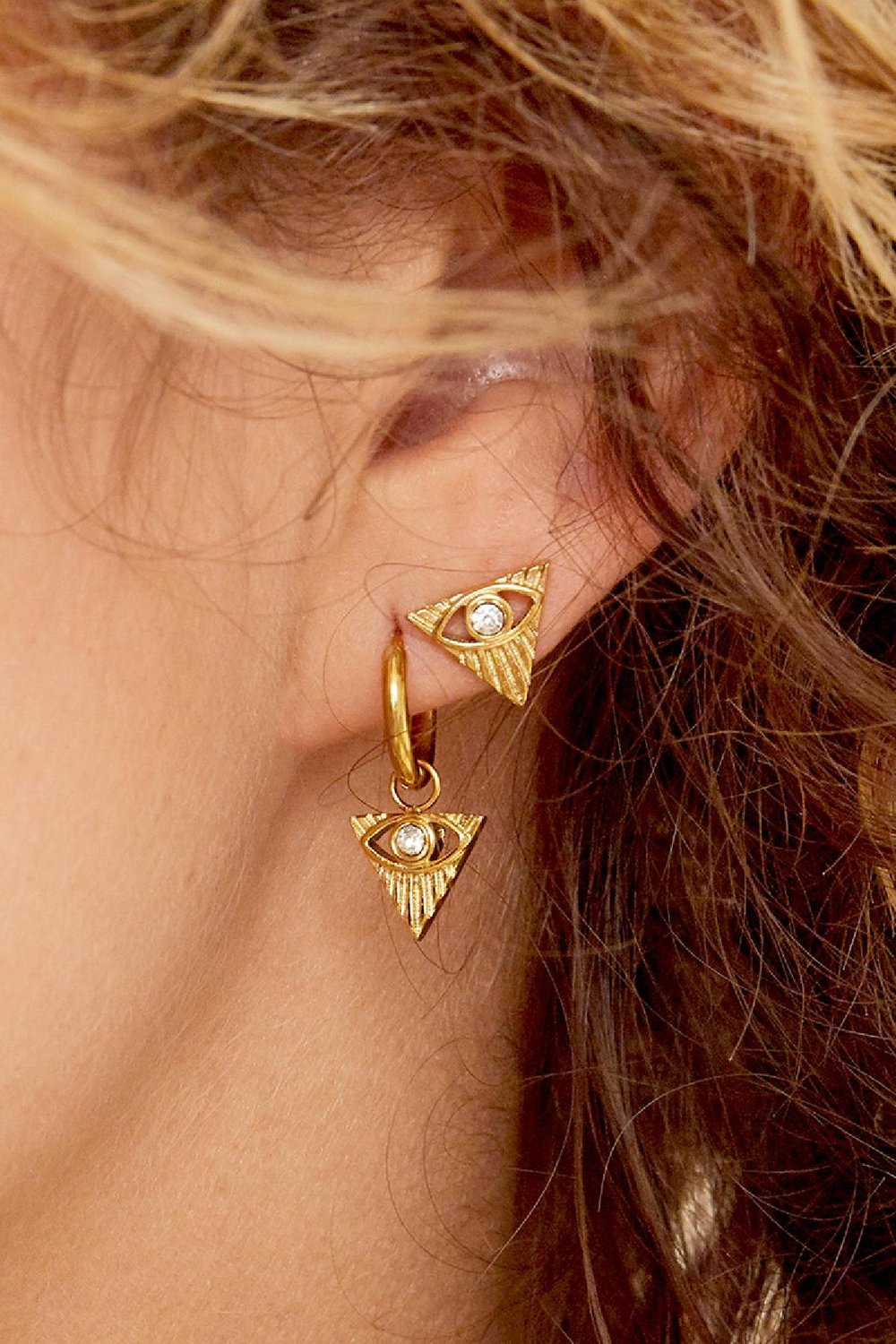 Boucles d'oreilles Cleo Acier inoxydable h5Image2