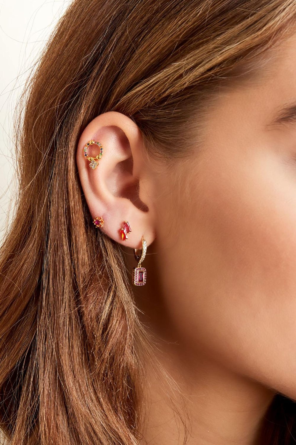 Piercing flower - Sparkle collection Fuchsia Copper h5Picture5