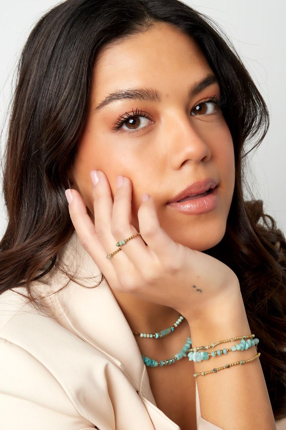 bracelet different beads - natural stones collection turquoise &  h5Picture4