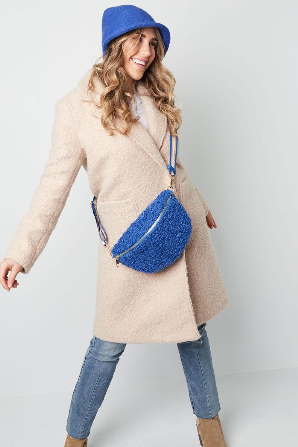 Teddy heuptas Off-white Polyester Afbeelding2