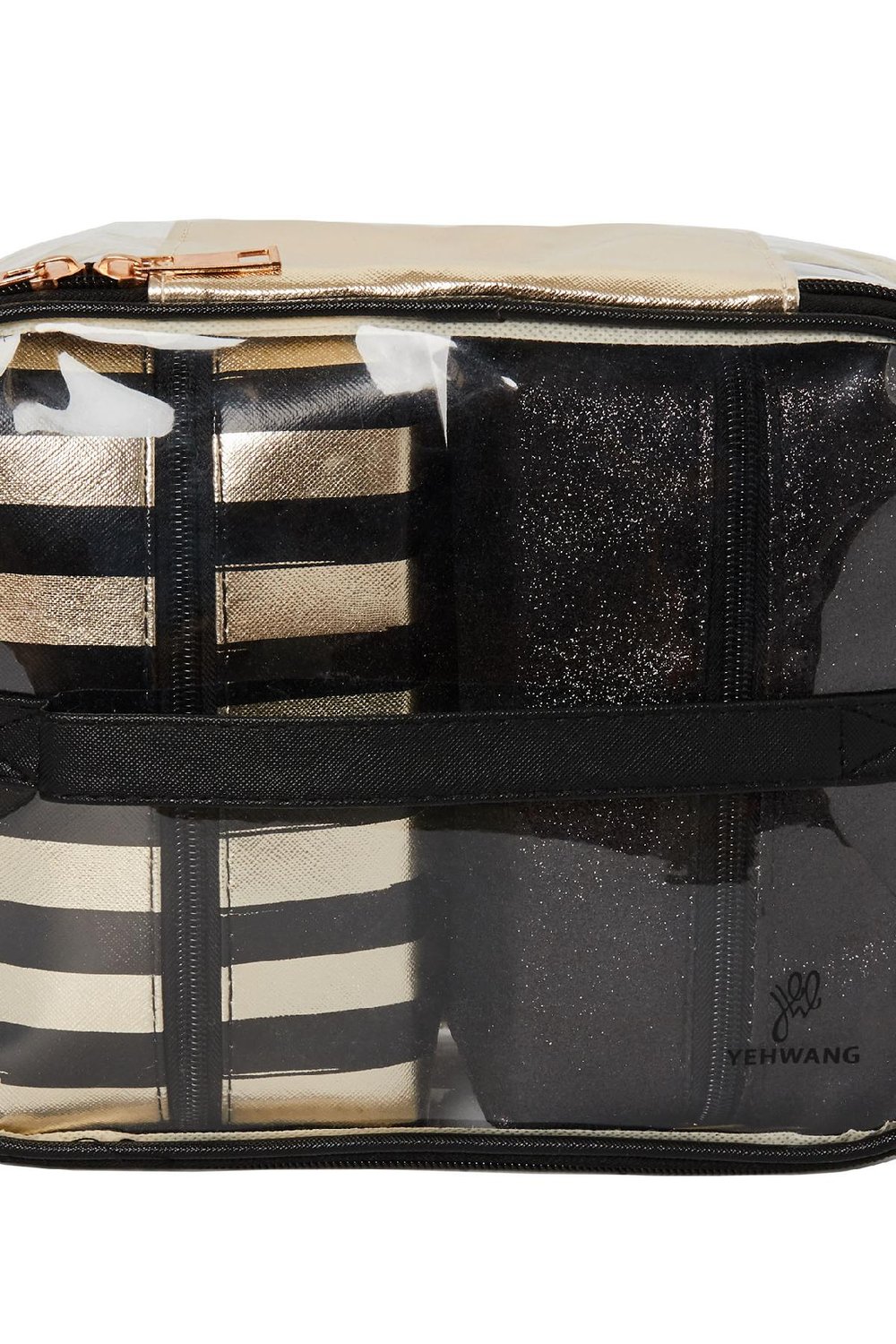 Makeup Tasche Travel Buddy Goldfarbe PVC h5Bild3