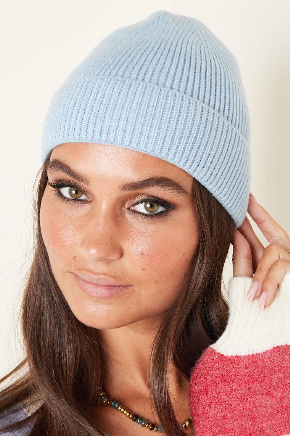 Winter beanie Yellow Acrylic Picture3