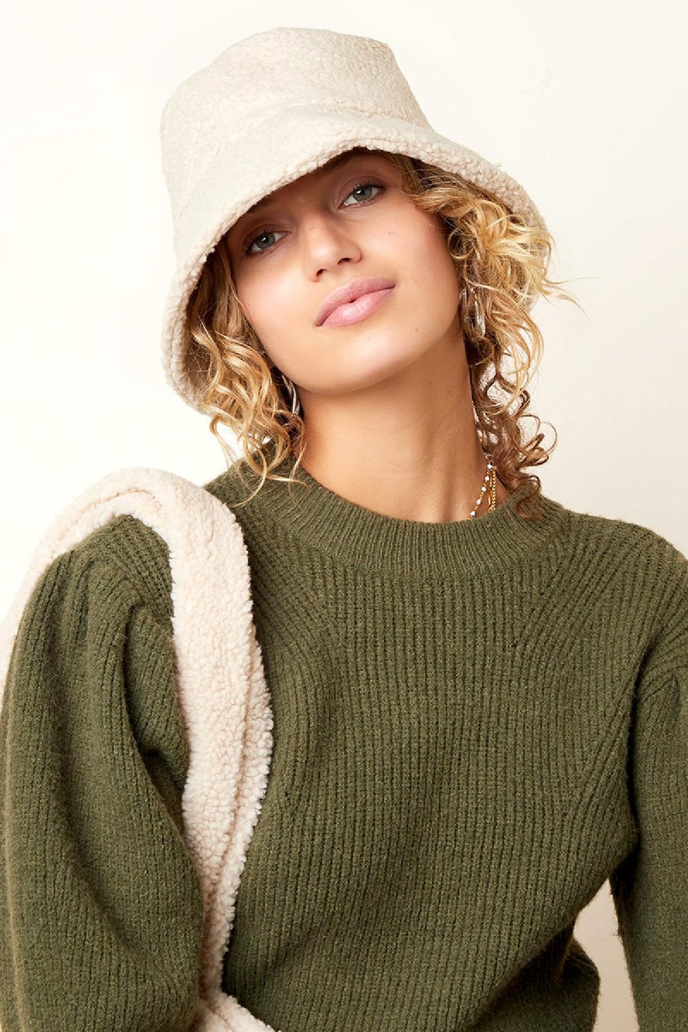 Bucket hat teddy Camel Polyester One size Picture2