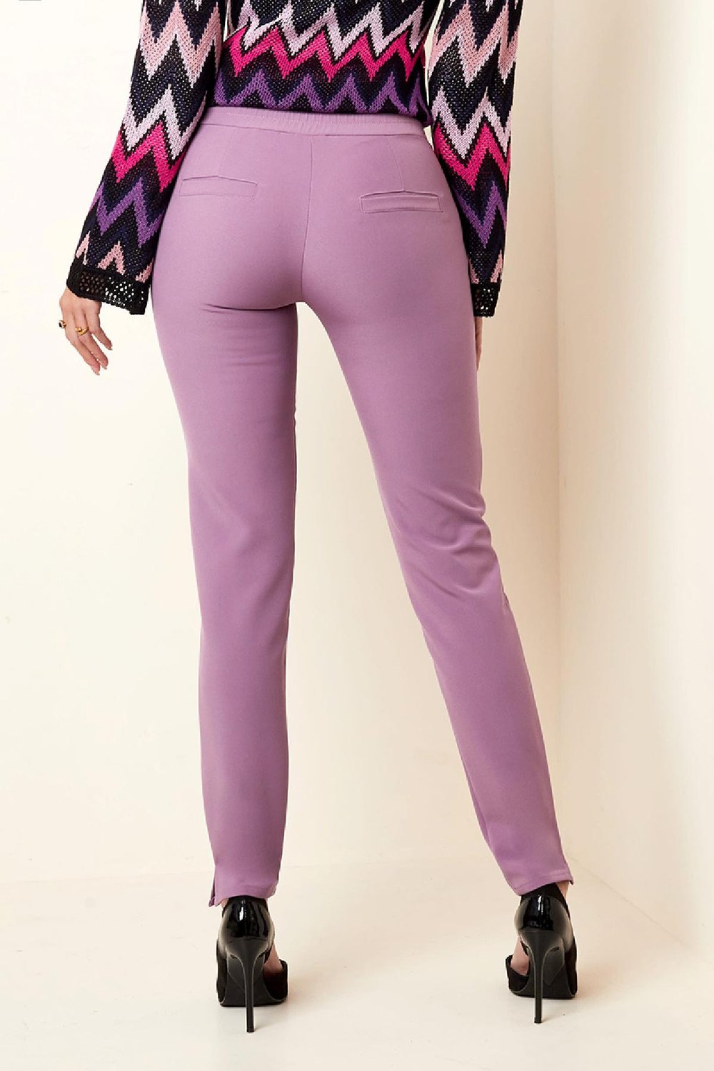 Slim fit pants Beige S Picture6