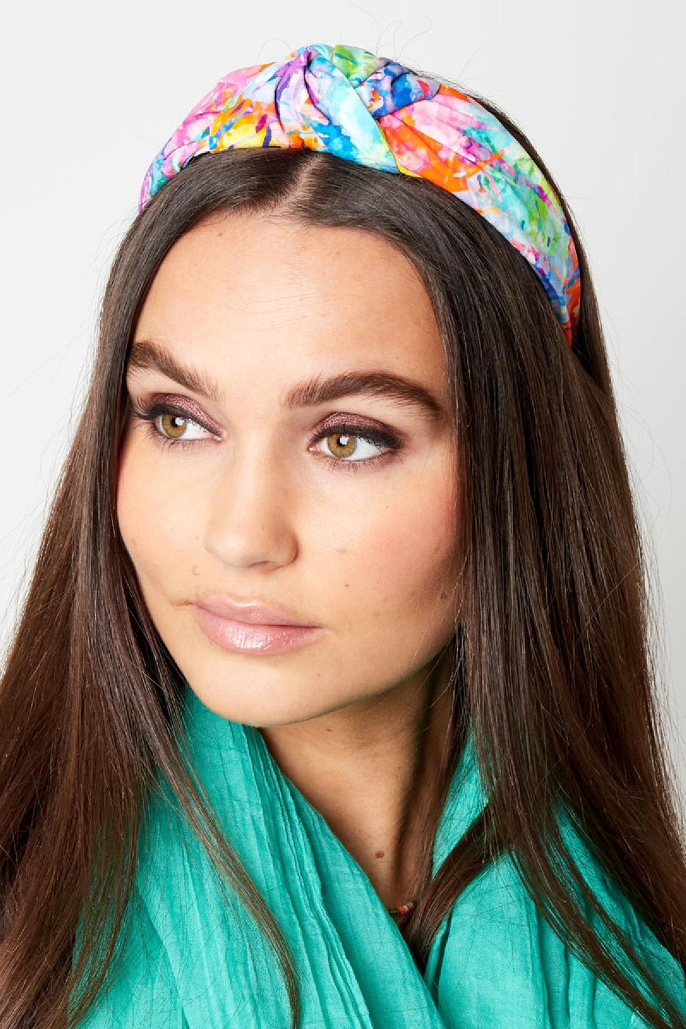 Haarband meerkleurig Multi Polyester Afbeelding2