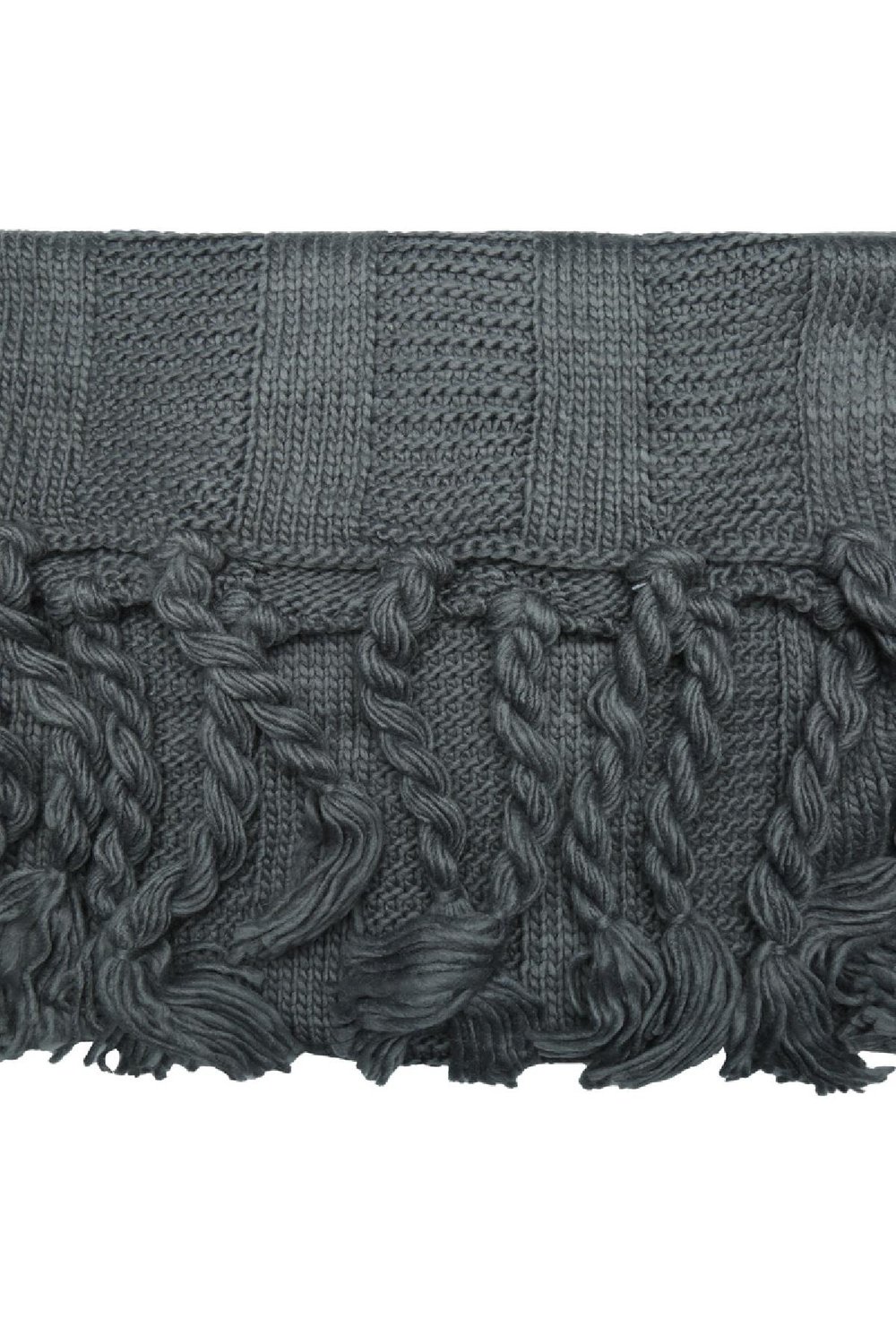 Écharpe Winter Knitted  Gris Acrylique Image3