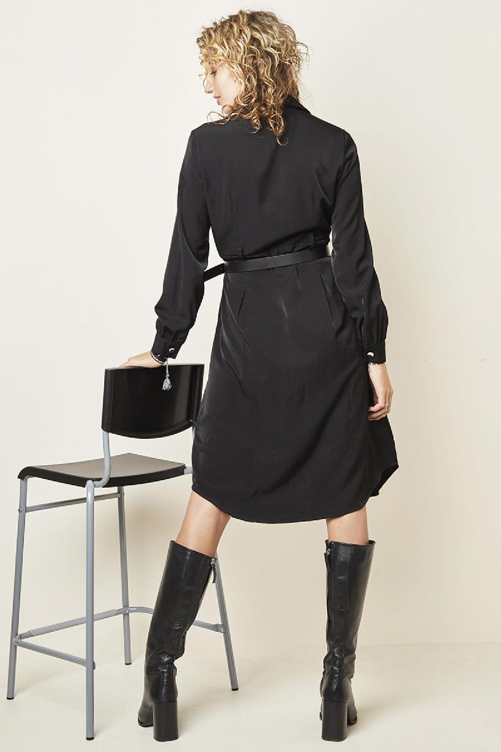 Jurk Positivity Zwart S h5Afbeelding4